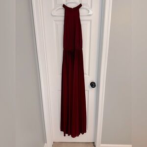 ASOS Open back Burgundy Maxi Dress - Size 6